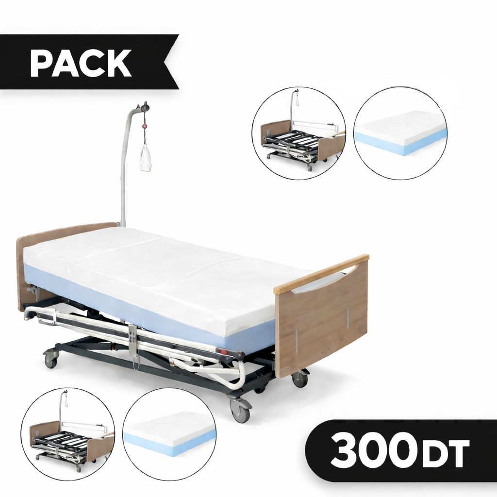 Pack lit médicalisé + matelas