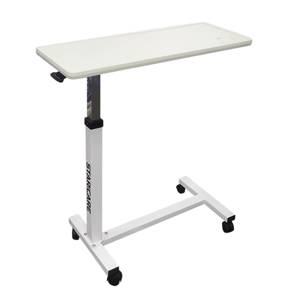 Table à manger à hauteur variable sur roulettes